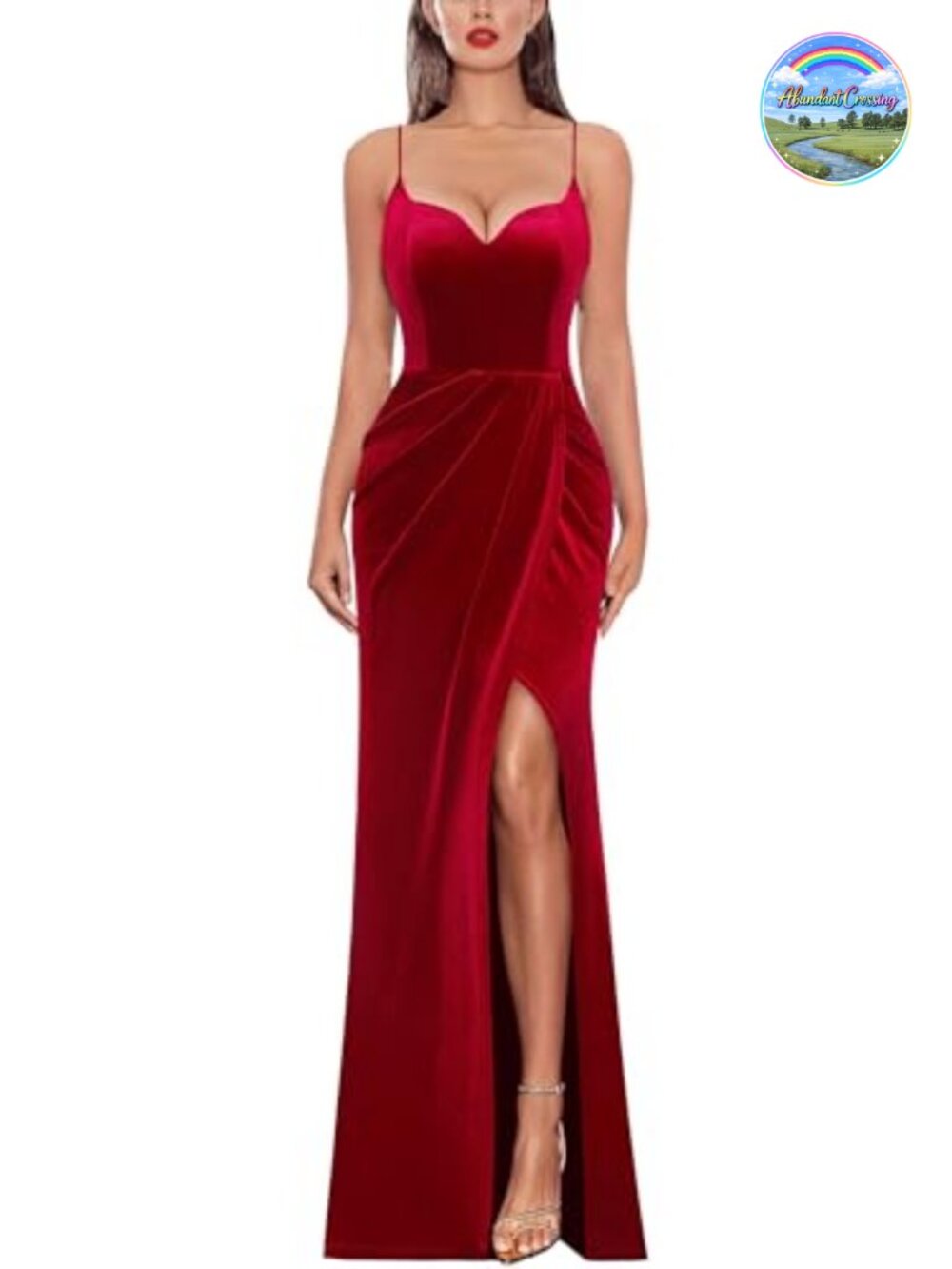 Women's VFSHOW Spaghetti Strap Formal Prom Evening Gala Maxi Dress Mermaid